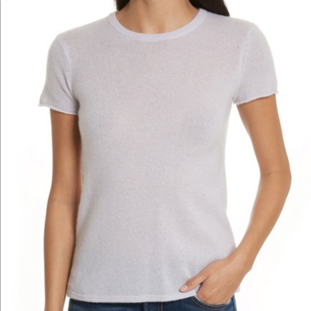 ATM Lavender Donegal Cashmere School Boy Tee